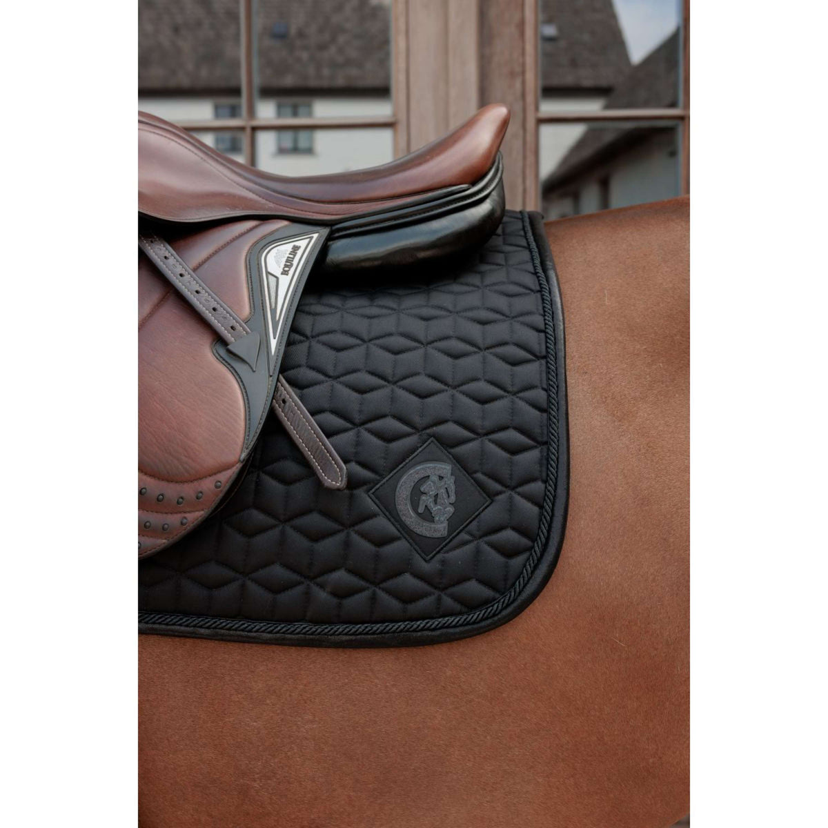 Kentucky Mantilla Sparkling saltando Negro