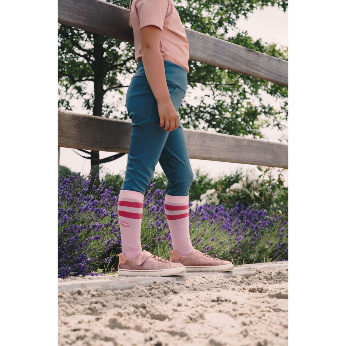 Kentucky Legging de Equitación Miami Knee Grip Girls Esmeralda