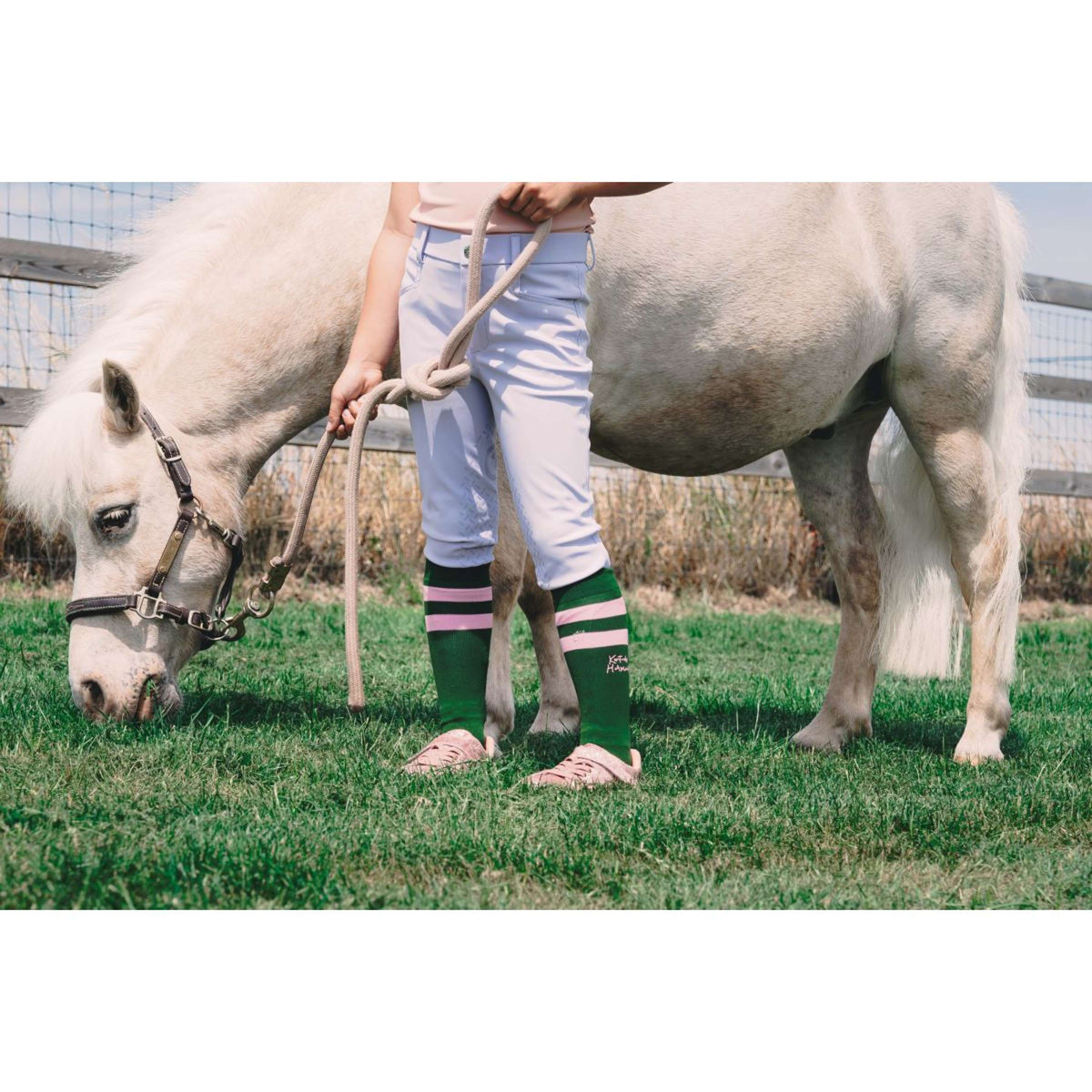 Kentucky Pantalón de Equitación Miami City Knee Grip Girls Lila