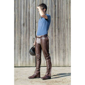 Dyon Chaps largos de Cuero Standard Marron