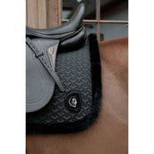 Kentucky Horsewear Mantilla Fake Fur Onion Quilt Doma clásica Negro