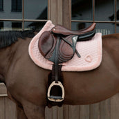 Kentucky Horsewear Mantilla Fake Fur Onion Quilt saltando Rosa Viejo
