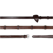 Dyon Riendas 7 Loops New English Collection 1/2 Caucho Marron