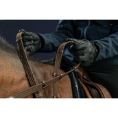 Dyon Riendas 9 Loops New English Collection 5/8 Caucho Marron