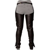 Dyon Chaps largos de Cuero Standard Negro