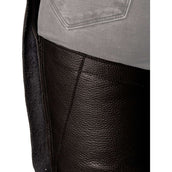 Dyon Chaps largos de Cuero Standard Negro