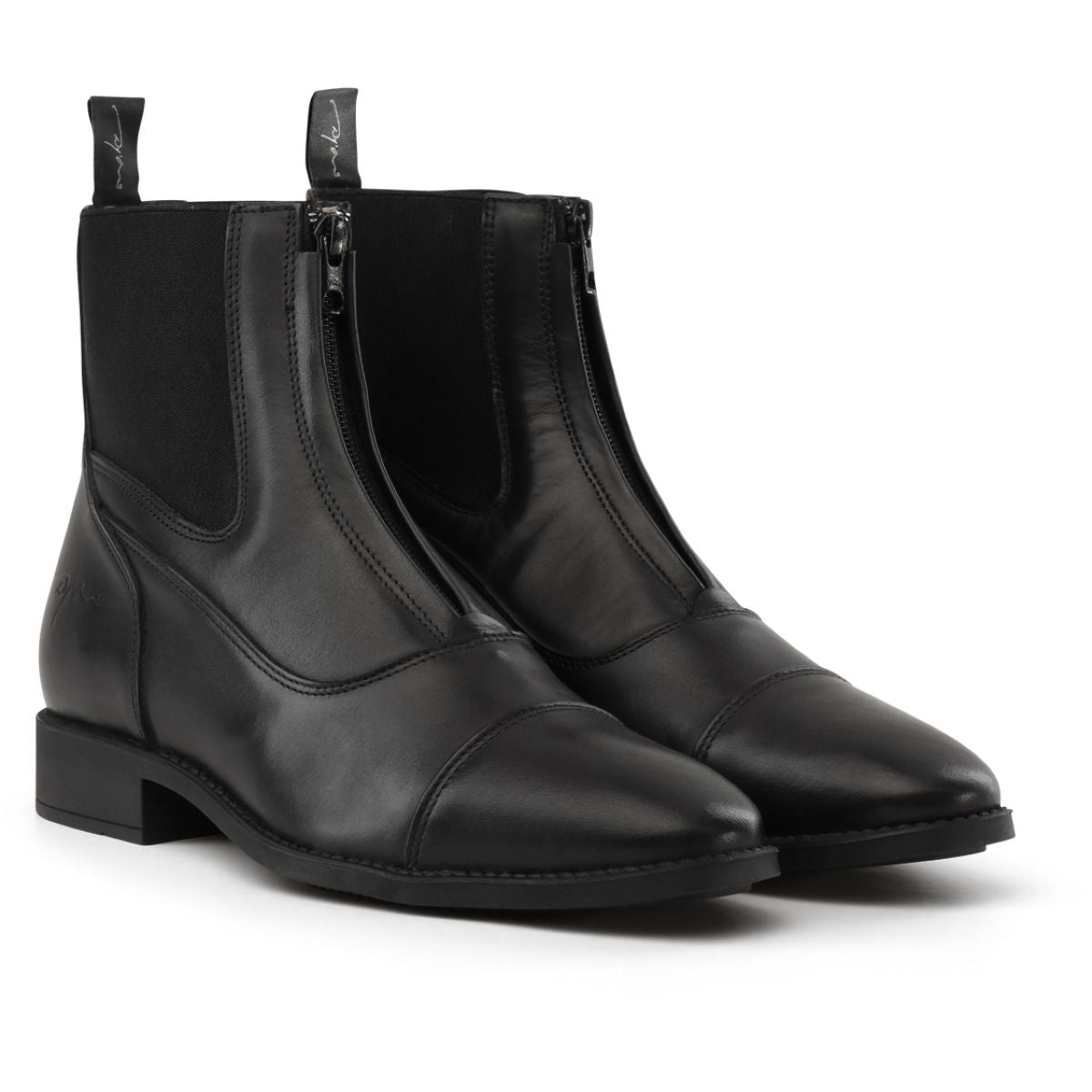 Dyon Botines Front Zipper Negro