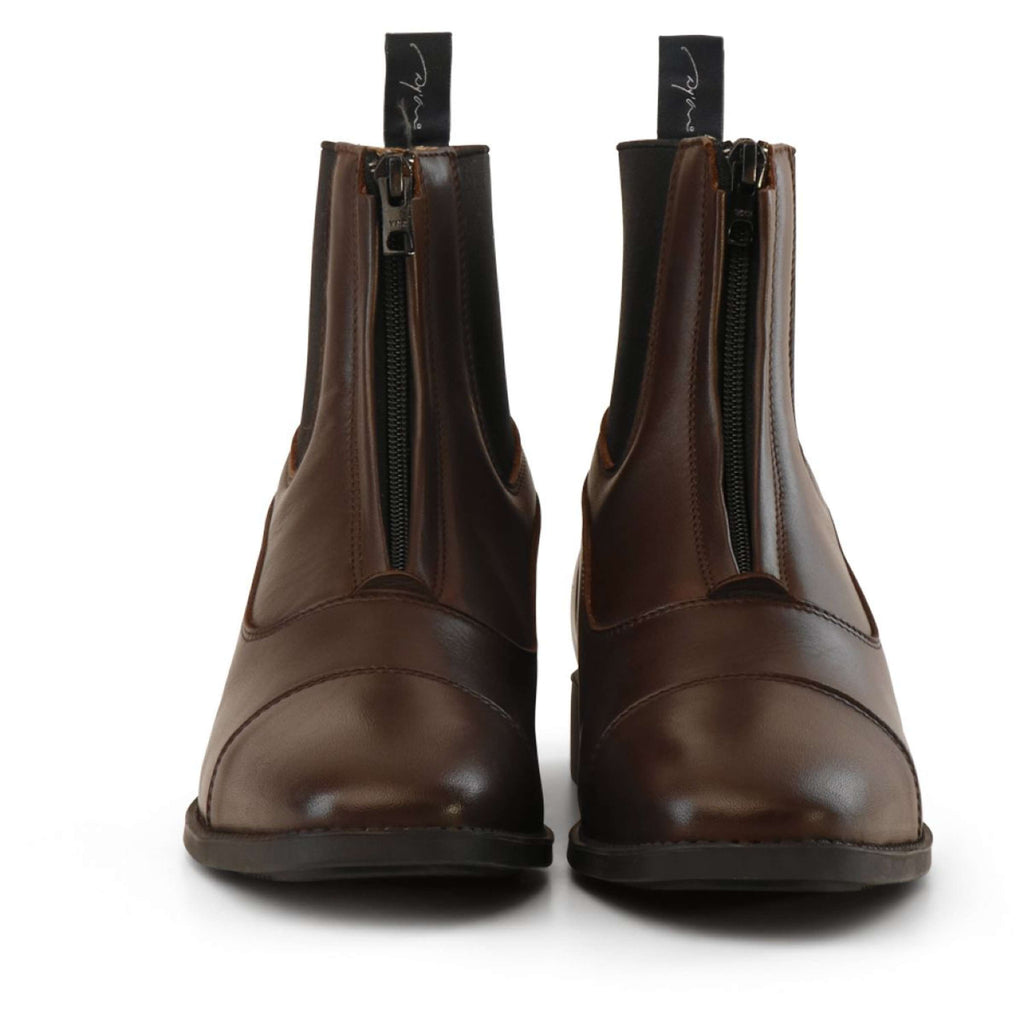 Dyon Botines Front Zipper Marron