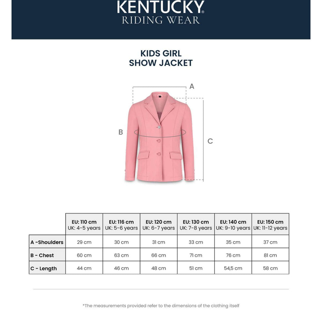 Kentucky Chaqueta de Competición Sammy Girls Old Rose