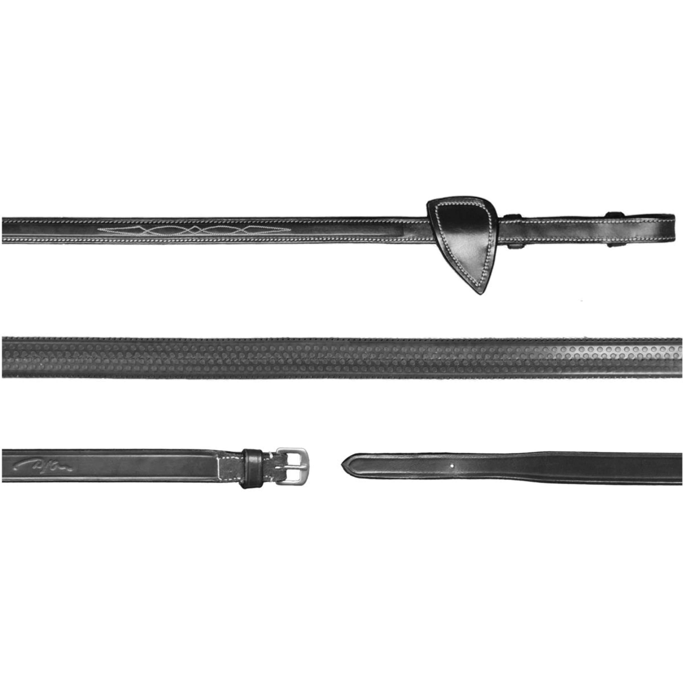 Dyon Riendas US Collection 1/2 Caucho Negro