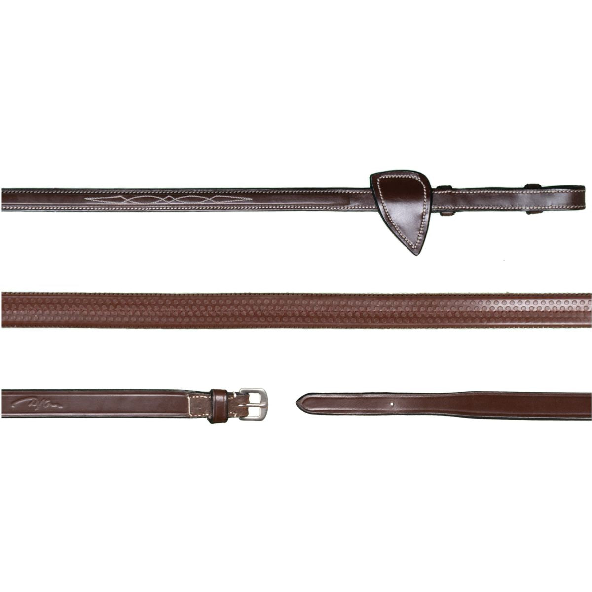 Dyon Riendas US Collection 1/2 Caucho Marron