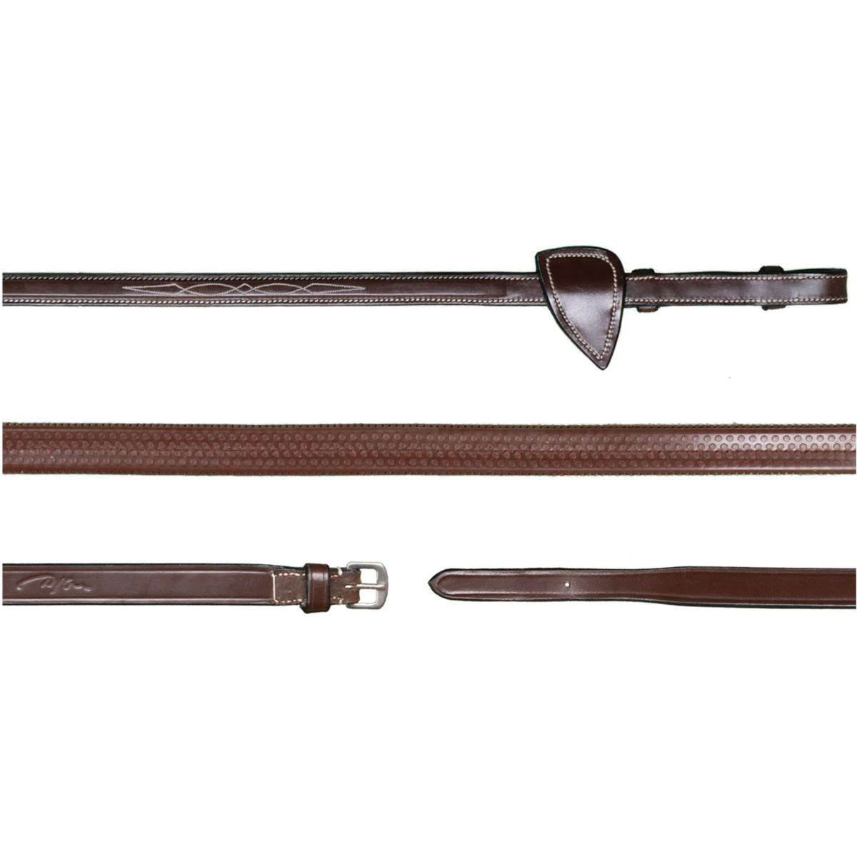 Dyon Riendas US Collection 1/2 Caucho Marron