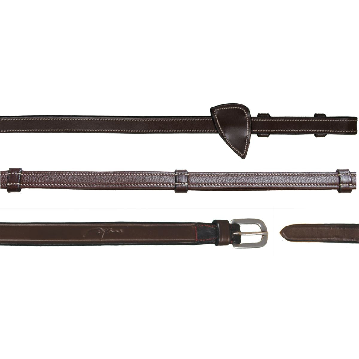Dyon Riendas Leather Working Collection 1/2 con Asas Marron
