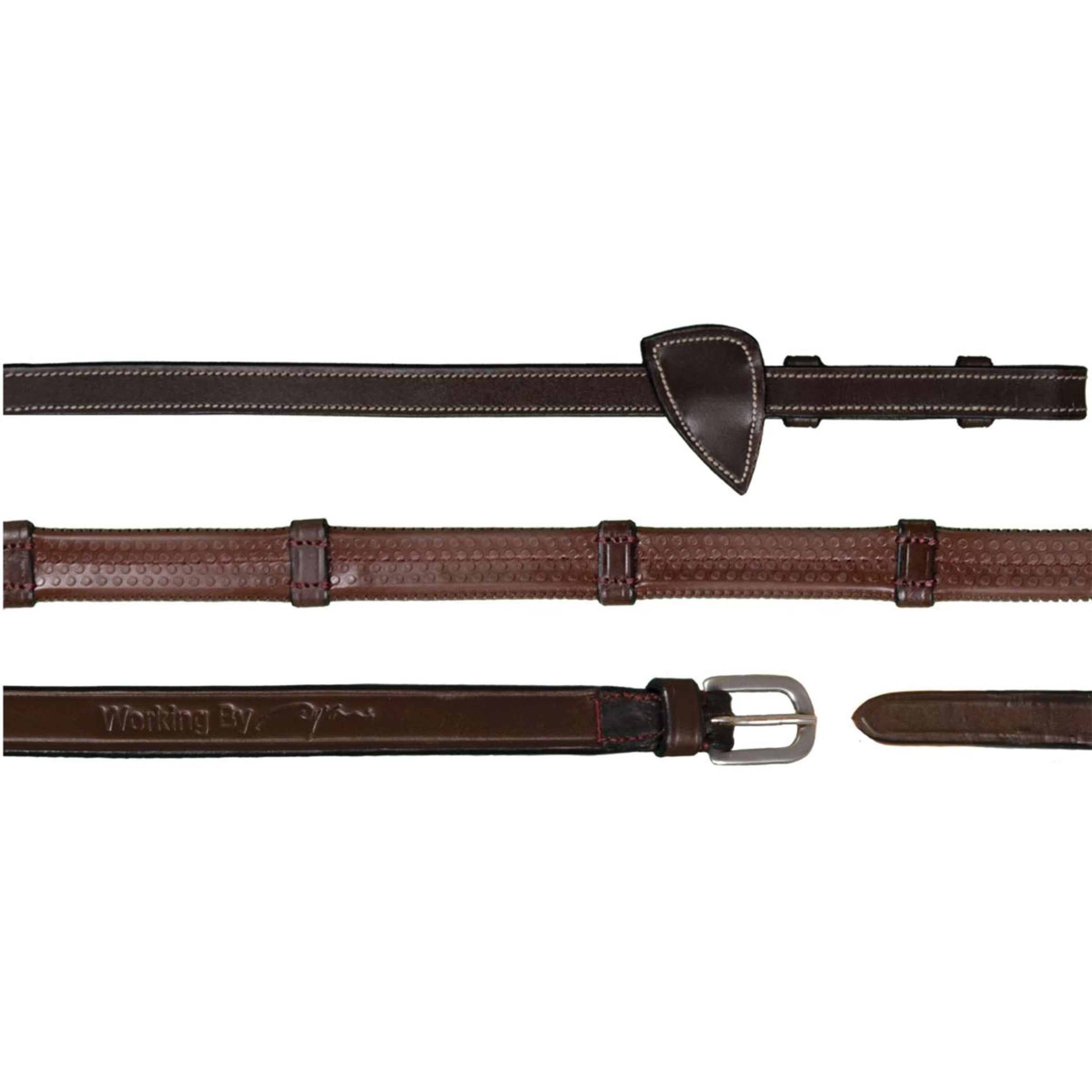 Dyon Riendas 7 Loops Working By Dyon 1/2 Caucho Marron