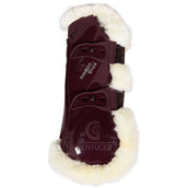 Kentucky Horsewear Botas para tendones Bamboo Elastic Español (ES): piel de oveja vegana Bordeaux