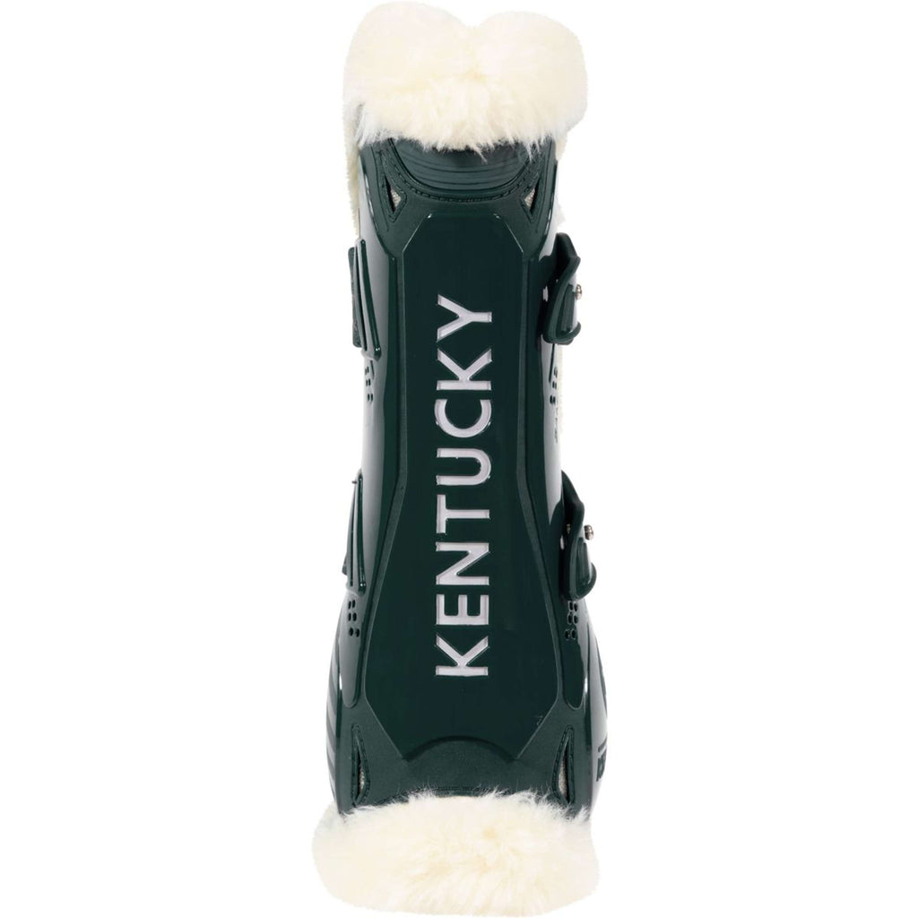 Kentucky Horsewear Botas para tendones Bamboo Elastic Español (ES): piel de oveja vegana Verde oscuro