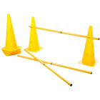Kerbl Set Pivotes de Agilidad 3 obstáculos Rojo/Amarillo