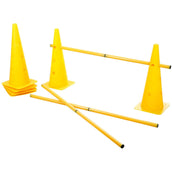 Kerbl Set Pivotes de Agilidad 3 obstáculos Rojo/Amarillo