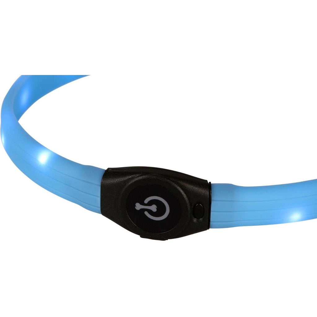 Kerbl Halsband Langhaar LED Azul