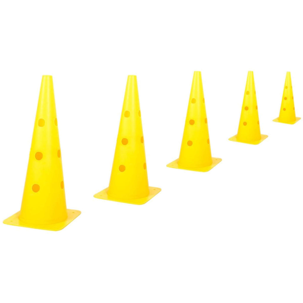 Kerbl Set Pivotes de Agilidad 3 obstáculos Rojo/Amarillo