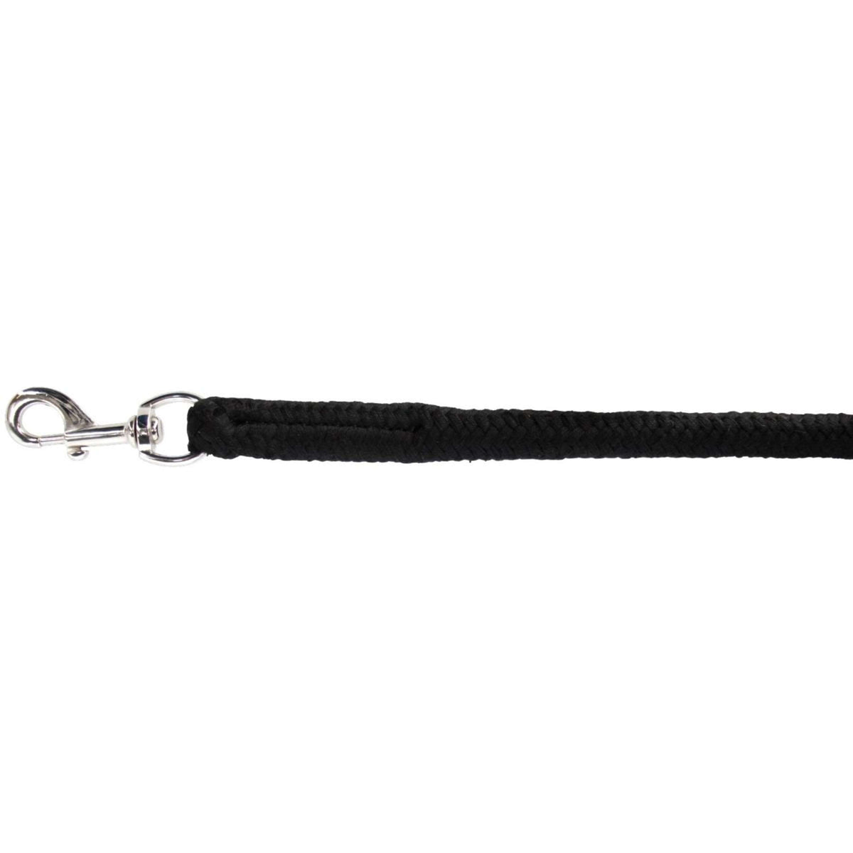 Kerbl Cuerda Algodón con mosquetón Negro