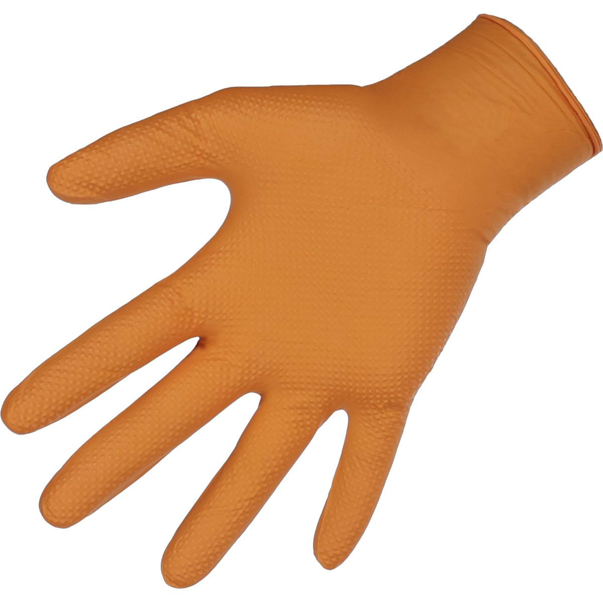Kerbl Guantes Desechables Nitril X-Grip 50 Piezas Naranja