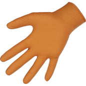 Kerbl Guantes Desechables Nitril X-Grip 50 Piezas Naranja