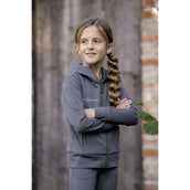 Covalliero Pantalón de Equitación + Sudadera con Cremallera Niños Graphite