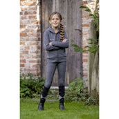 Covalliero Pantalón de Equitación + Sudadera con Cremallera Niños Graphite