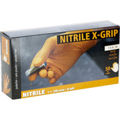 Kerbl Guantes Desechables Nitril X-Grip 50 Piezas Naranja