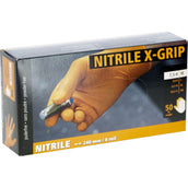 Kerbl Guantes Desechables Nitril X-Grip 50 Piezas Naranja