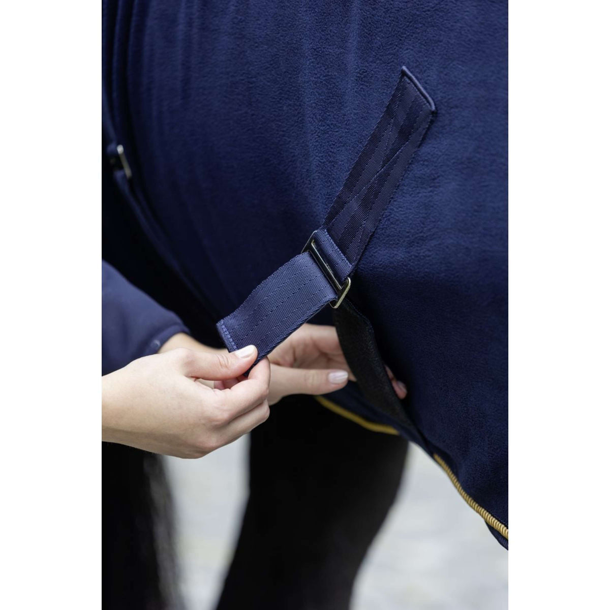 RugBe by Covalliero Manta de Forro Polar Royal Navy