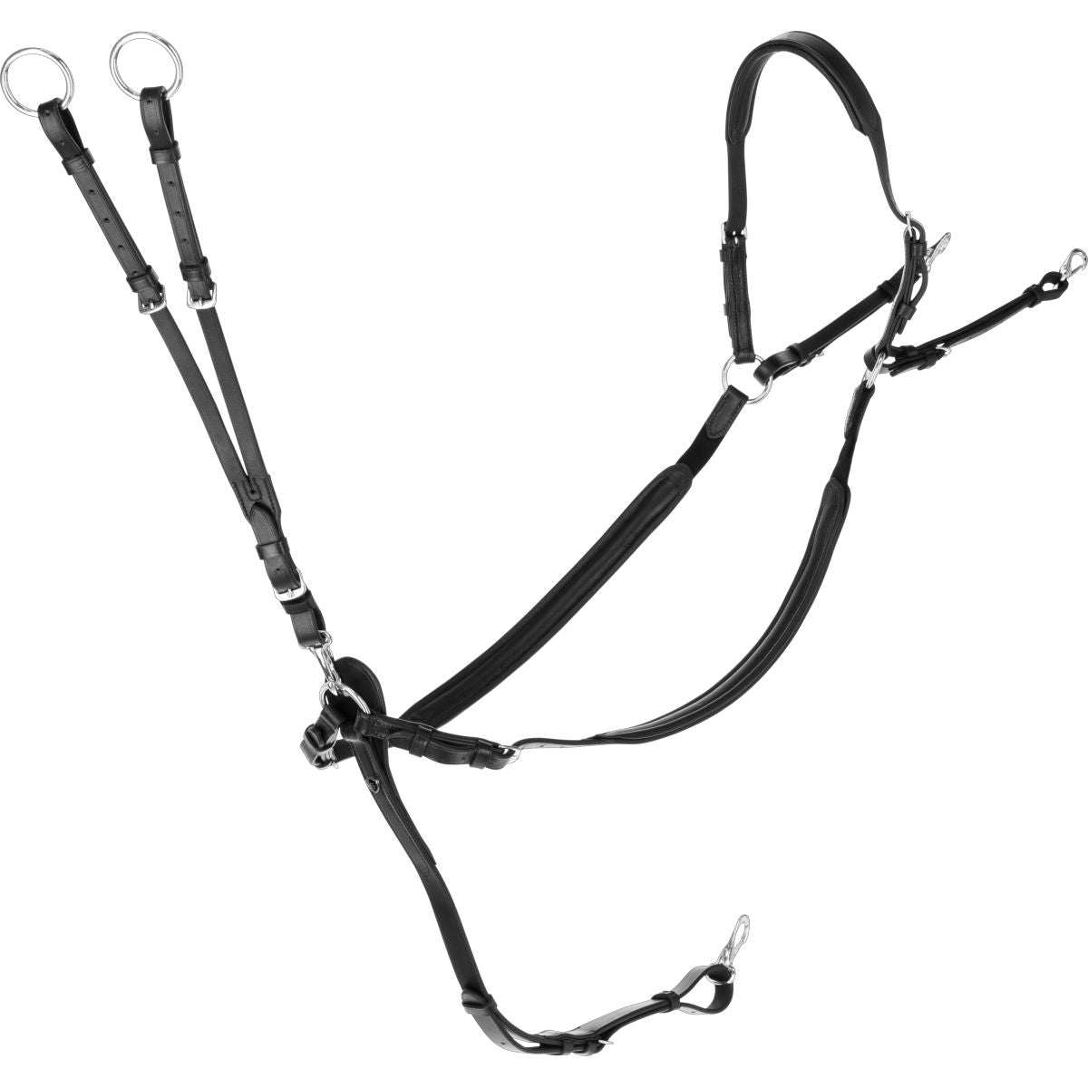 Covalliero Pettorina con martingala Negro