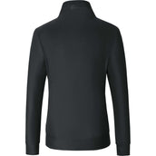 Covalliero Felpa con cappuccio e zip Blouson Donne Negro