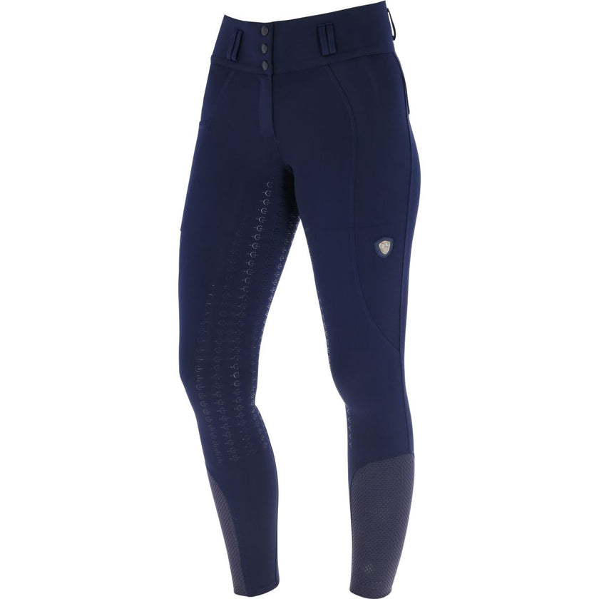 Covalliero Pantalón de Equitación SS26 Mujer Full Grip Azul Marino Oscuro