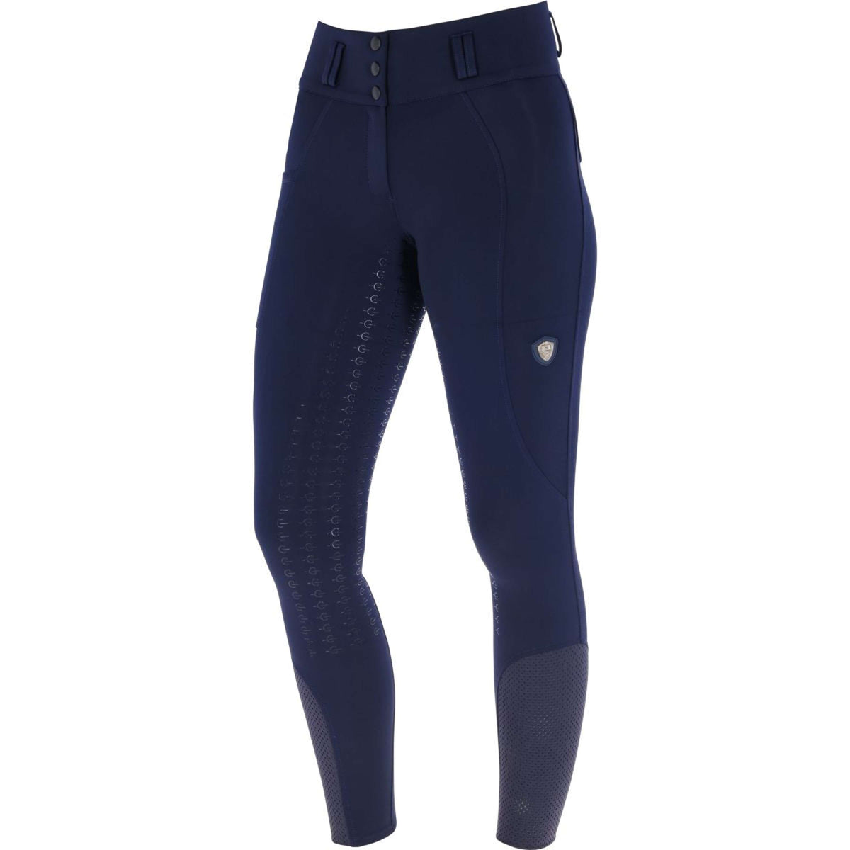 Covalliero Pantalón de Equitación SS26 Mujer Full Grip Azul Marino Oscuro