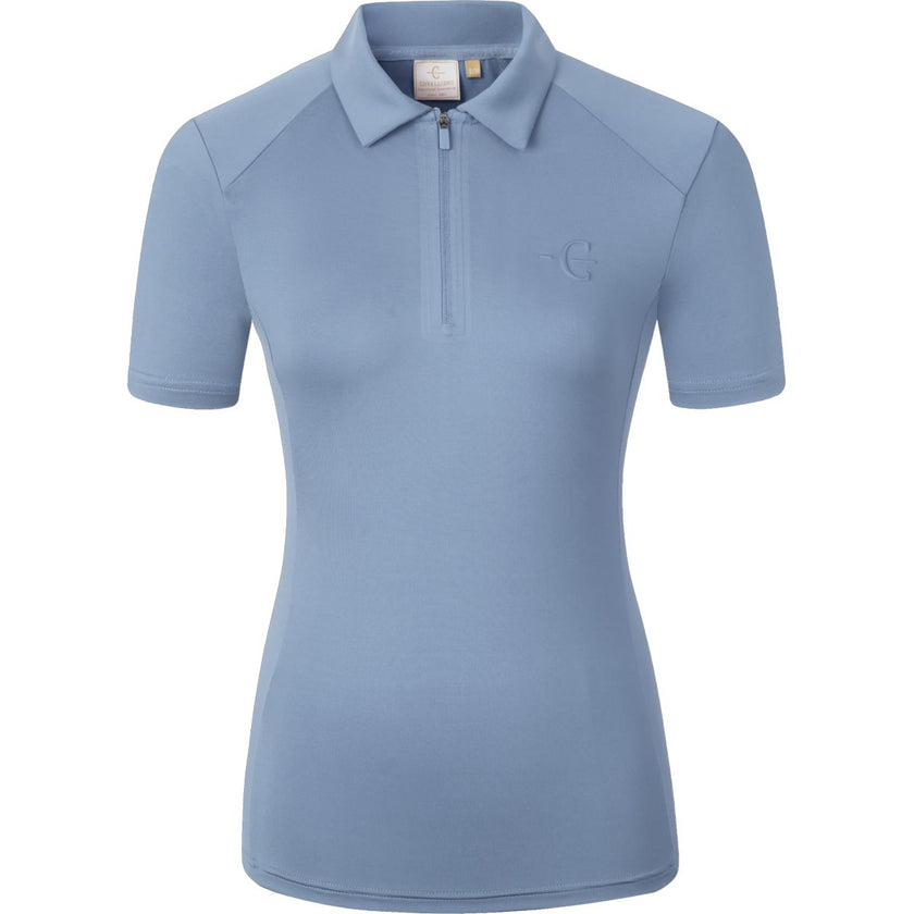 Covalliero Polo SS26 Mujer Smoked Blue Covalliero Polo SS26 Mujer Smoked Blue