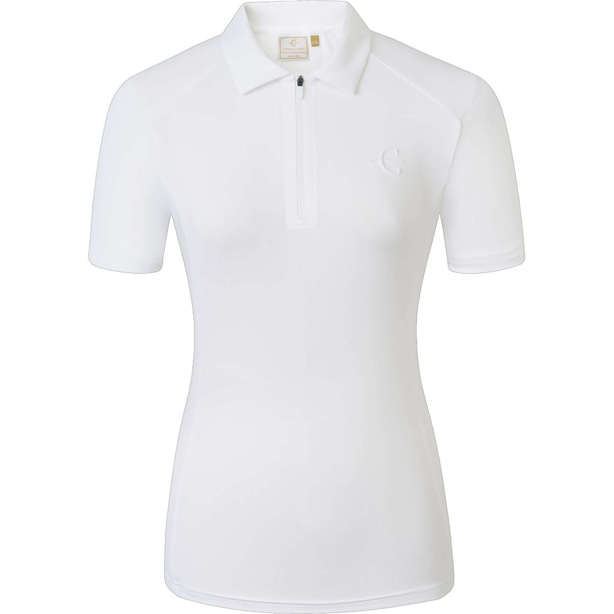 Covalliero Polo SS26 Mujer Blanco