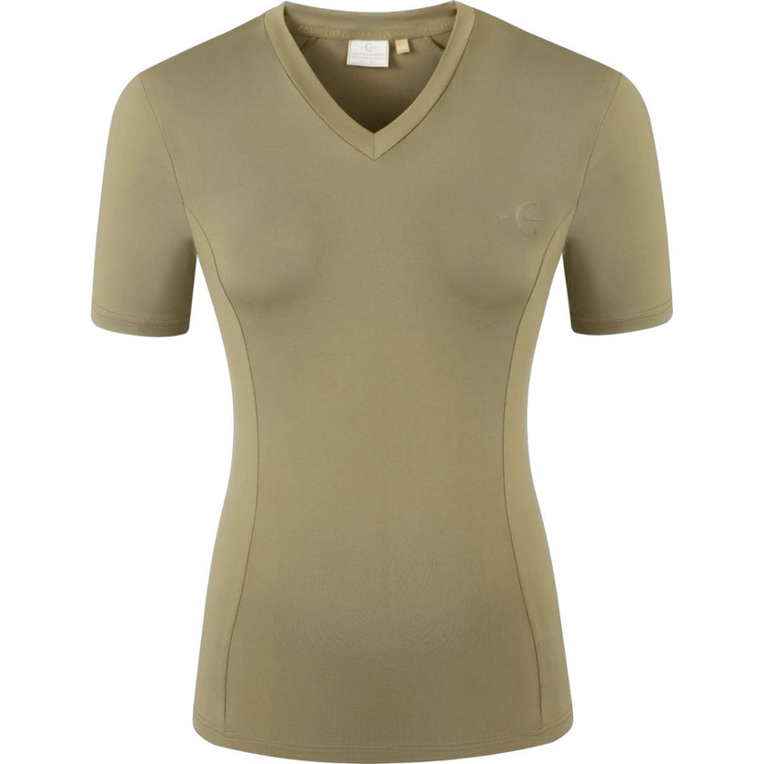 Covalliero Camiseta SS26 Mujer Nuez Covalliero Camiseta SS26 Mujer Nuez