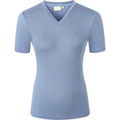 Covalliero T-Shirt SS26 Mujer Smoked Blue