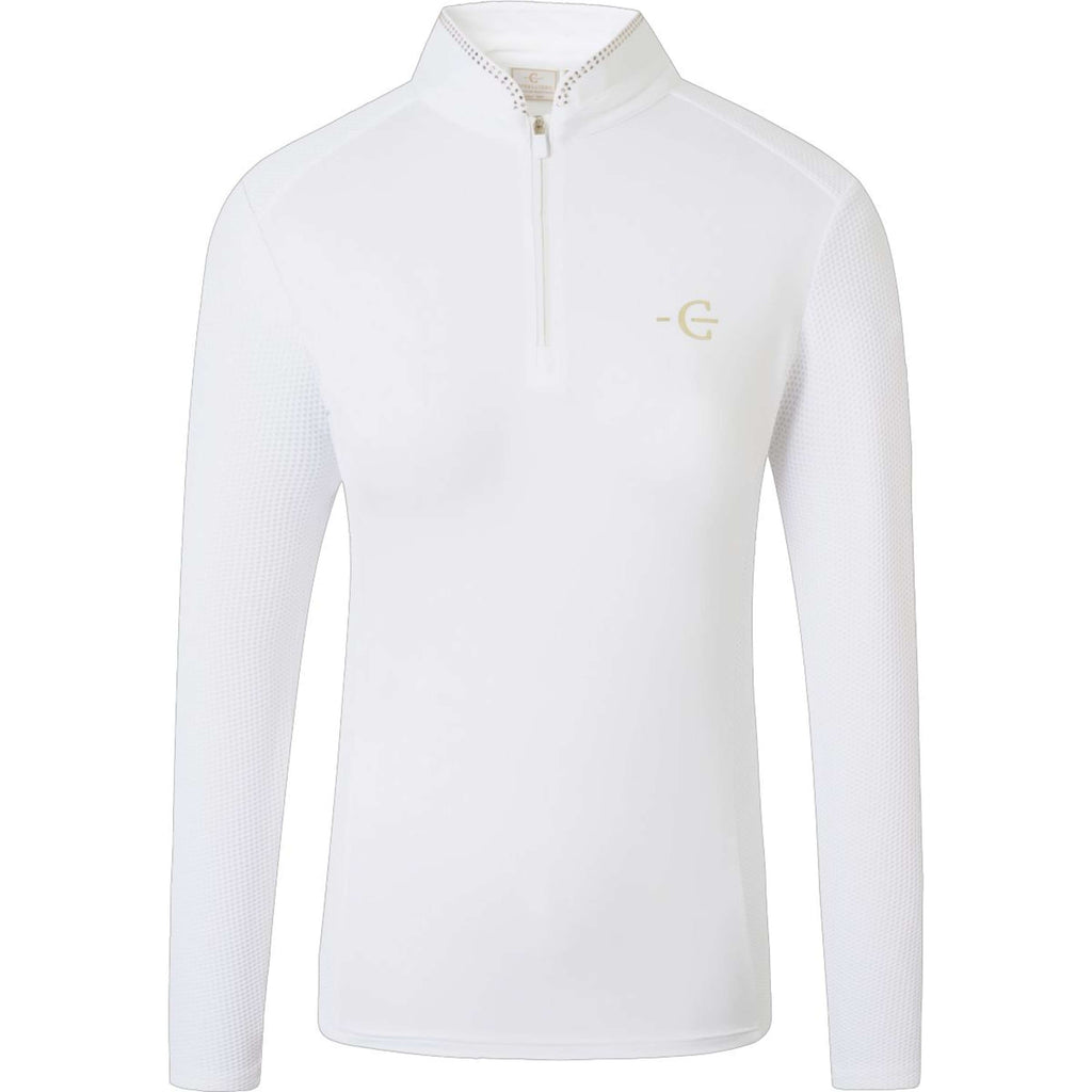 Covalliero Camiseta de Competición SS26 Mujer Mangas Largas Blanco