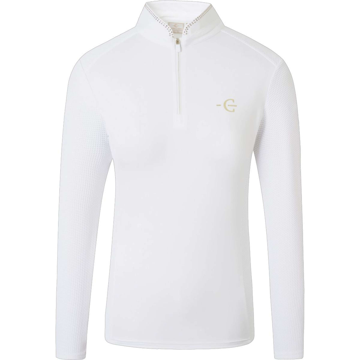 Covalliero Camiseta de Competición SS26 Mujer Mangas Largas Blanco