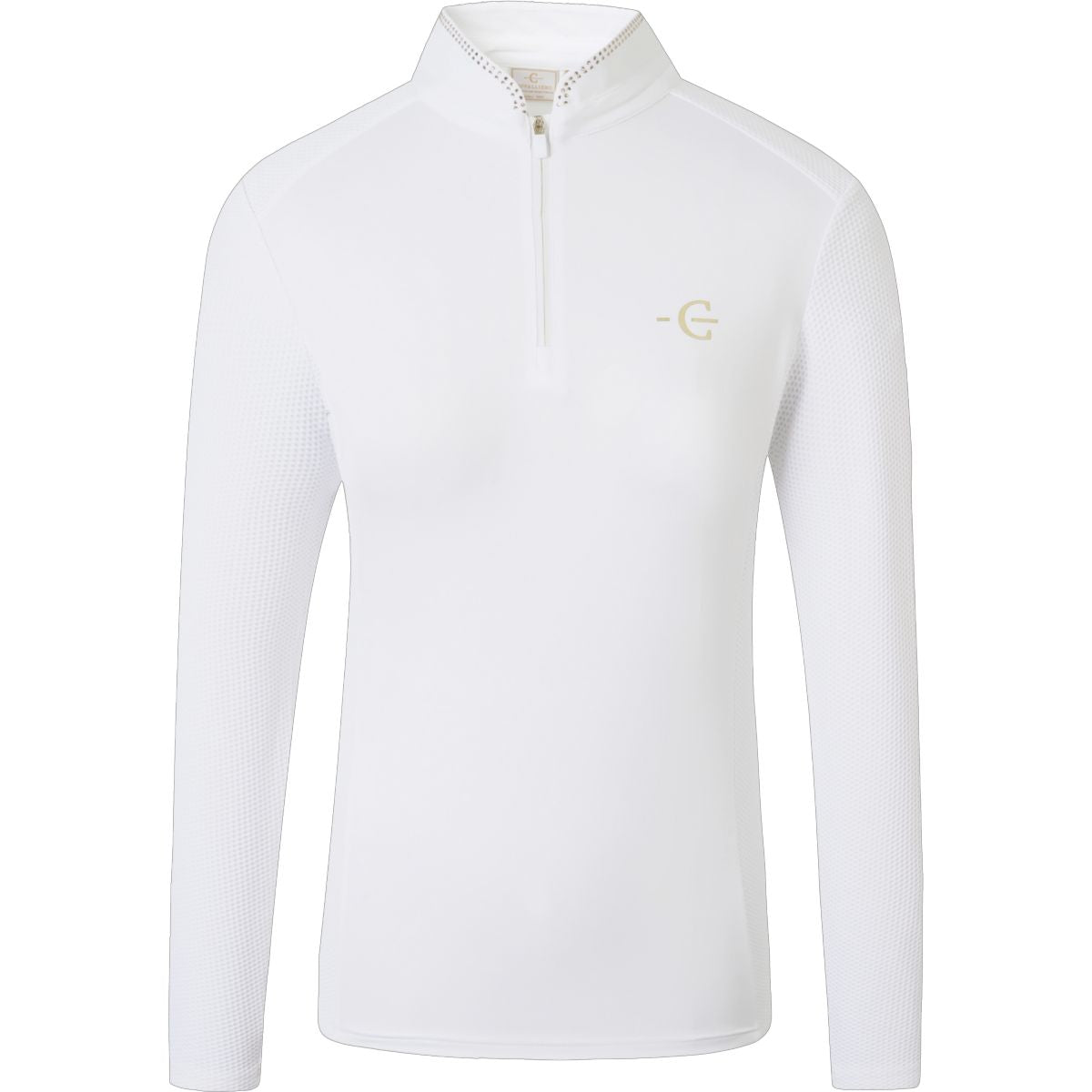 Covalliero Camiseta de Competición SS26 Mujer Mangas Largas Blanco