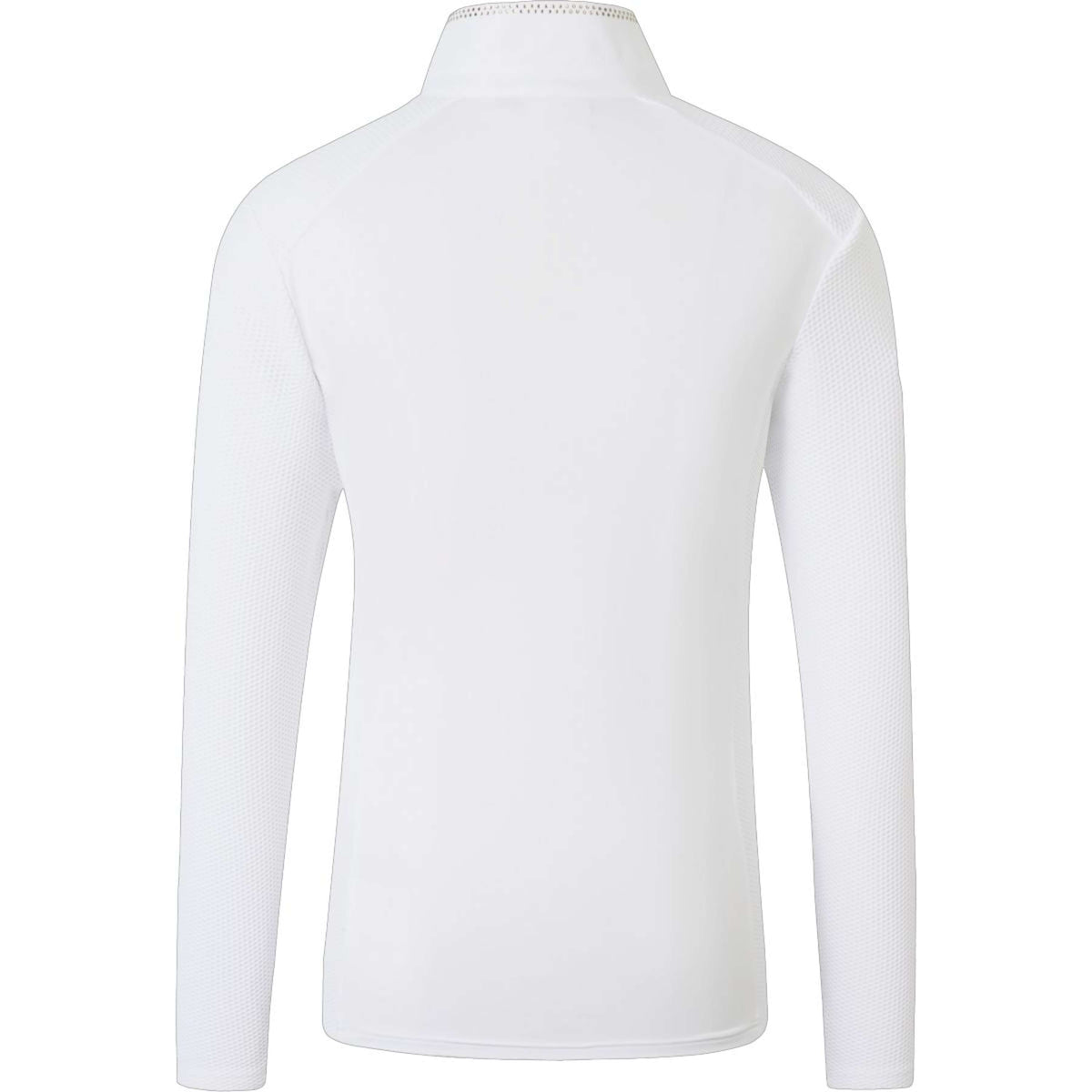 Covalliero Camiseta de Competición SS26 Mujer Mangas Largas Blanco