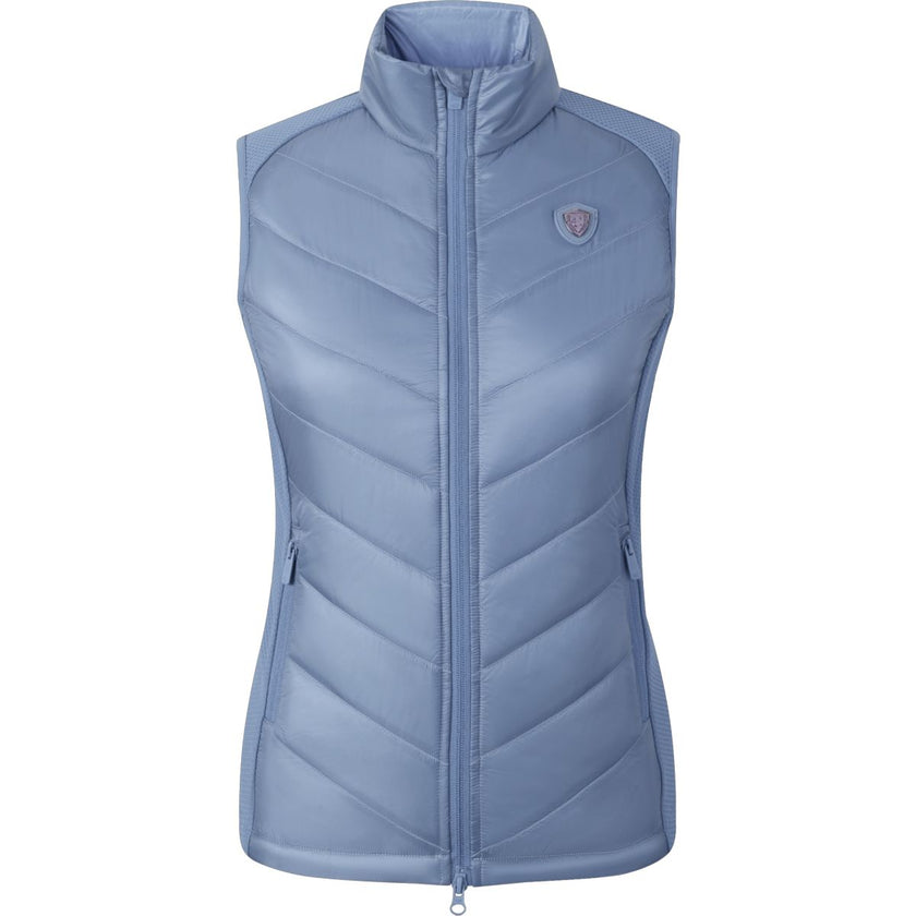 Covalliero Chaleco SS26 Mujer Smoked Blue Covalliero Chaleco SS26 Mujer Smoked Blue