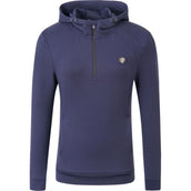 Covalliero Hoodie SS26 Mujer Azul Marino Oscuro