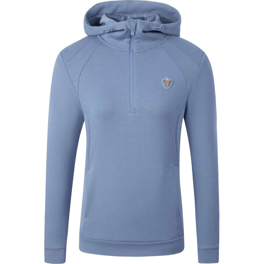 Covalliero Hoodie SS26 Mujer Smoked Blue Covalliero Hoodie SS26 Mujer Smoked Blue