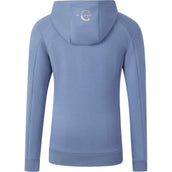 Covalliero Hoodie SS26 Mujer Smoked Blue