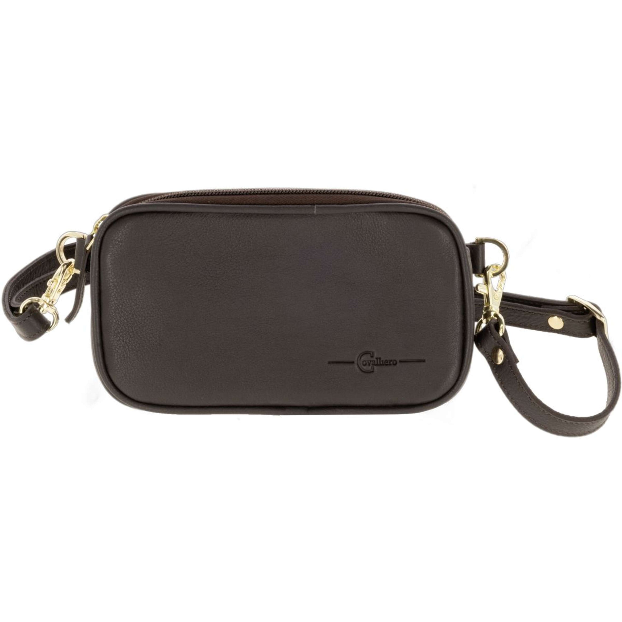 Covalliero Riñonera SS26 Marron oscuro Covalliero Riñonera SS26 Marron oscuro