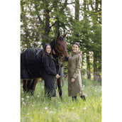 Covalliero Gabardina Larga SS26 Mujer Negro